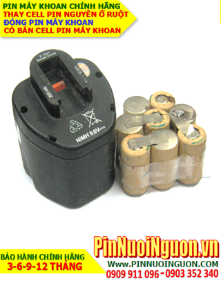 Pin sạc NiMh Hebu Medical 9.6v 2000mAh _Pin máy khoan Hebu Medical 2000mAh 9.6v _Thay Cell pin máy khoan